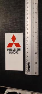 Mitsubishi Motors vintage auto sticker, Verzamelen, Ophalen of Verzenden, Zo goed als nieuw, Auto of Motor