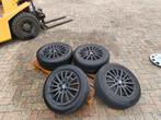 CMS 15 spaak 16" matzwarte velgen met zomerbanden, Auto-onderdelen, Banden en Velgen, Ophalen, Gebruikt, Velg(en), 16 inch