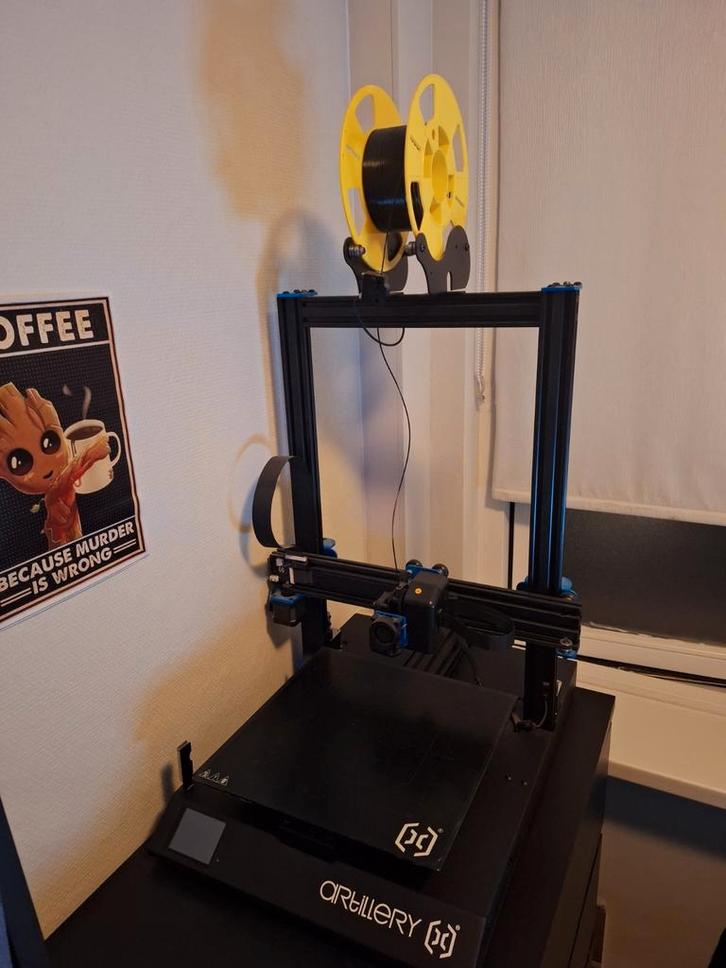 Artillery Sidewinder X1 3D Printer + Filament, Computers en Software, 3D Printers, Gebruikt, Ophalen