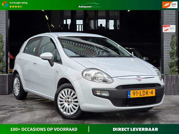 Fiat Punto Evo 1.4Dynamic|Trekhaak|Airco|El.Ramen|NAP|Cruise, Auto's, Fiat, Bedrijf, Te koop, Punto EVO, ABS, Airbags, Airconditioning