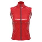 Dames rode kunstleren bodywarmer / wetlook lak vrouwen sexy, Kleding | Dames, Verzenden, Nieuw, Maat 38/40 (M), Rood