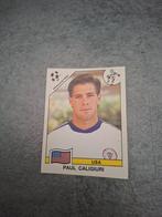 Panini sticker WK 90 Italia. Speler Paul Caligiuri USA., Hobby en Vrije tijd, Verzenden, Zo goed als nieuw, Sticker