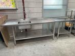 Wastafel/werkbank voor vaatwasser., Ophalen