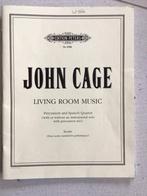 John Cage, Living room music, percussion and speech quartet, Muziek en Instrumenten, Bladmuziek, Les of Cursus, Gebruikt, Ophalen of Verzenden