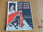 The king isn't king any more J. V. Monaco / E. Leslie, Zang, Gebruikt, Ophalen of Verzenden, Artiest of Componist