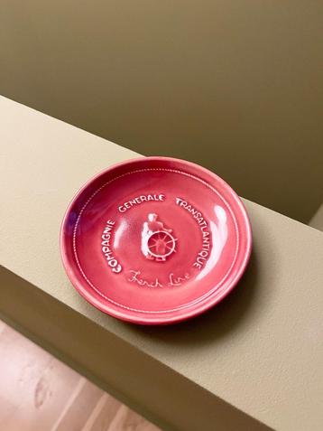 Vintage Compagnie Générale Transatlantique schaaltje  beschikbaar voor biedingen