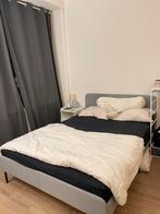 Bed frame / Bedden IKEA Slattum 140x200, Ophalen, Wit, Tweepersoons, 140 cm