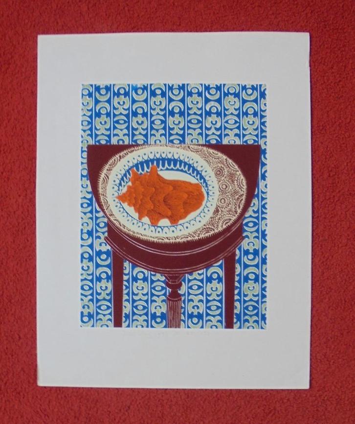 Sees Vlag.1934-2018.Stilleven., Antiek en Kunst, Kunst | Litho's en Zeefdrukken, Ophalen of Verzenden