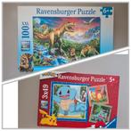Pokemon 3 x 49 & Dino Puzzel 100 stukjes - Ravensburger, Ophalen of Verzenden, Meer dan 50 stukjes, Zo goed als nieuw, 4 tot 6 jaar