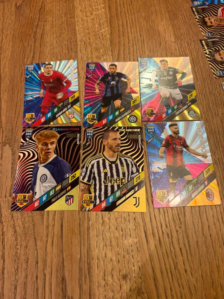 Panini voetbal kaartjes jaar 2024, Hobby en Vrije tijd, Stickers en Plaatjes, Zo goed als nieuw, Meerdere plaatjes, Ophalen of Verzenden