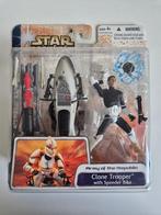 Star Wars CW03 Deluxe Clone Trooper with Speeder Bike, Ophalen of Verzenden, Nieuw, Actiefiguurtje