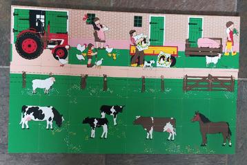 Boerderij vloerpuzzel ( Montessori) beschikbaar voor biedingen