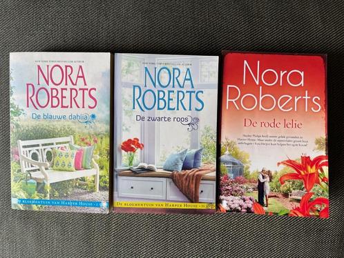 Nora Roberts - De bloementuin van Harper House. (Trilogie), Boeken, Romans, Zo goed als nieuw, Ophalen of Verzenden