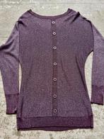 Dungebreide Aubergine glittertrui S - Nieuw!, Ophalen of Verzenden, Nieuw, Maat 36 (S), Paars