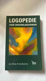 M. Pronk-Boerma - Logopedie voor onderwijsgevenden, Boeken, Ophalen, Gelezen, HBO, M. Pronk-Boerma