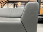 Nieuw Rolf Benz Linea 318 Bank grijs leer Design, Ophalen of Verzenden, Nieuw, Leer