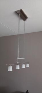 Hanglamp met 4 kapjes, Ophalen, Zo goed als nieuw