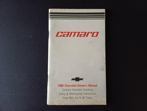 CHEVROLET CAMARO 1980 handboek manual origineel USA, Auto diversen, Handleidingen en Instructieboekjes, Ophalen of Verzenden