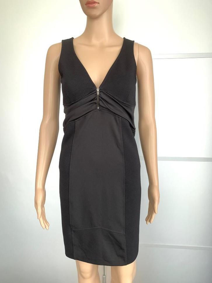 D1139 Nieuw SuperTrash maat 40=M  jurk jurkje zwart, Kleding | Dames, Jurken, Nieuw, Maat 38/40 (M), Zwart, Boven de knie, Ophalen of Verzenden