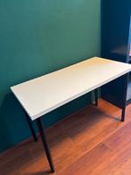 Wit Bureau Lagkapten met Olov poten, Huis en Inrichting, Bureaus, Ophalen, In hoogte verstelbaar, Zo goed als nieuw, Bureau