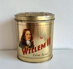 Vintage goudkleurig sigarenblikje Willem II Entre Actos., Ophalen of Verzenden, Gebruikt, Overige, Overige merken