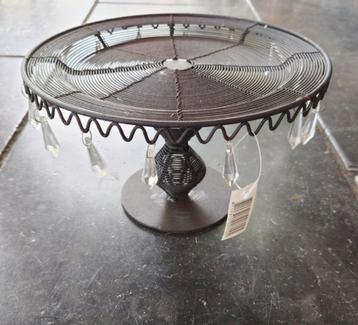 OPRUIMING - APARTE METALEN ETAGERE MET PARELTJES - NU 5 EURO beschikbaar voor biedingen