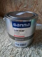 Gamma binnenlak groen 2,5 liter - hoogglans s 6020-g, Ophalen of Verzenden, Nieuw, Groen