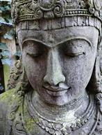Tuinbeeld lavasteen Rama, Tuin en Terras, Ophalen, Gebruikt, Overige materialen, Boeddhabeeld