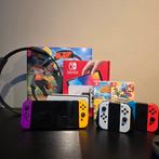 Nintendo Switch OLED + Veel Extra's!, Spelcomputers en Games, Switch OLED, Met games, Ophalen of Verzenden, Zo goed als nieuw