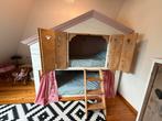 Te koop Opsetims stapelbed. Slaaphuisje., Ophalen, Wit, Tweepersoons, Hout