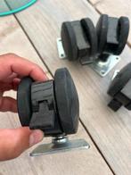 Set van 4 grote Zwenkwielen, Ophalen of Verzenden, Gebruikt