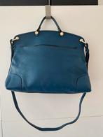 Furla Piper Blauwe Leren Handtas, Ophalen of Verzenden, Gebruikt, Blauw, Handtas