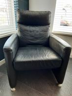 Leren fauteuil, Huis en Inrichting, Ophalen, Gebruikt, 75 tot 100 cm, 50 tot 75 cm
