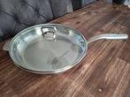 Ikea sensueel pan 32 cm, Ophalen of Verzenden, Zo goed als nieuw, Rvs, Kookpan of Snelkookpan