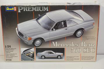 Revell PREMIUM Mercedes-Benz 560 SEC – 1:24 bouwdoos #07158 beschikbaar voor biedingen