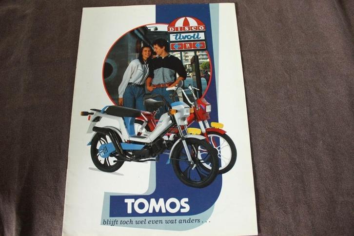 Tomos Colibri Disco A3B A3S25 verkoop folder, Fietsen en Brommers, Handleidingen en Instructieboekjes, Gebruikt, Ophalen of Verzenden