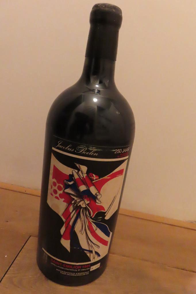 Reuzenfles Jeroboam rode wijn 5 liter, Verzamelen, Wijnen, Nieuw, Rode wijn, Frankrijk, Vol, Ophalen of Verzenden