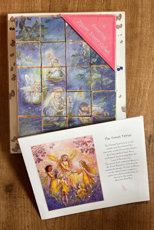 The Forest Fairies kubus puzzel met 6 verschillende verhalen, Kinderen en Baby's, Speelgoed | Kinderpuzzels, Gebruikt, 2 tot 4 jaar