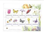 Vel pers zegels Janneke Brinkman, Vlinders en bloemen (2) pf, Postzegels en Munten, Postzegels | Nederland, Verzenden, Postfris