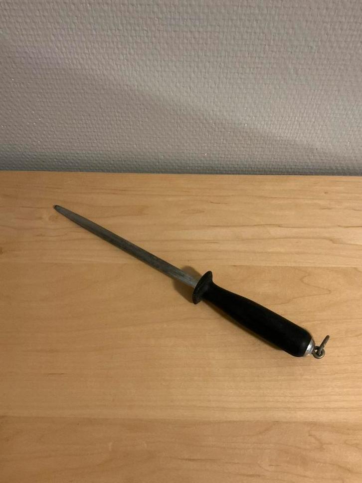 Aanzetstaal / slijpstaaf om zelf uw messen te slijpen. 30 cm, Huis en Inrichting, Keuken | Keukenbenodigdheden, Gebruikt, Ophalen of Verzenden