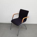 Artifort Zeno vergaderstoel - blauwe stof, Huis en Inrichting, Stoelen, Niet ingevuld, Gebruikt, Niet ingevuld, Niet ingevuld