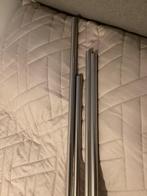 4 metalen roedes. Ruim 6 meter, 2,8 cm. + ophanging. Zgan!, Huis en Inrichting, Ophalen, Zo goed als nieuw