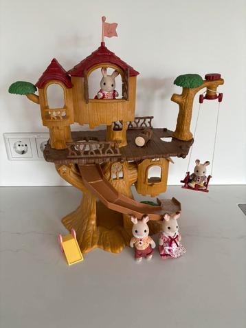 Sylvanian fammillies  adventure tree house, boomhut  beschikbaar voor biedingen