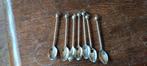 Zeven zilveren theelepeltjes, Antiek en Kunst, Antiek | Bestek, Ophalen of Verzenden