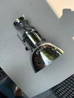 Vintage Chroom Plafondlamp Industrieel, Ophalen, Gebruikt, Metaal