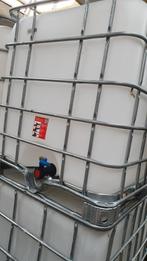 1000L ibc container ijzeren pallet, 150 liter of meer, Ophalen, Zo goed als nieuw, Kunststof