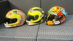 3 originele Agv Rossi Replica helmen Gp-Tech/Ti-Tech Limited, Ophalen of Verzenden, Tweedehands, Integraalhelm, AGV