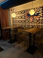 Bar tafel, Huis en Inrichting, Tafels | Eettafels, Ophalen, Eikenhout, 50 tot 100 cm, Zo goed als nieuw