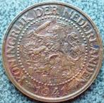 Heel mooie halve stuiver - 2 1/2 cent 1941. - Patina!!!, Postzegels en Munten, Munten | Nederland, Ophalen of Verzenden, Koningin Wilhelmina