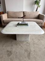 Carrara marmer salontafel, Huis en Inrichting, Tafels | Salontafels, Ophalen, Overige materialen, Gebruikt, 50 tot 100 cm